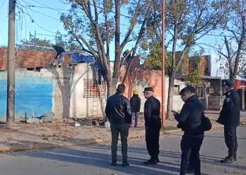 Derribaron una vivienda el la región. Funcionaba como bunker de drogas