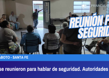 Gaboto: Vecinos se reunieron preocupados por la seguridad. Ninguna autoridad presente