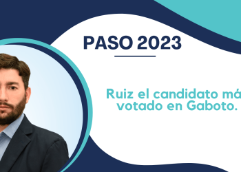 PASO 2023, en Gaboto Ruíz fué el más votado para jefe comunal