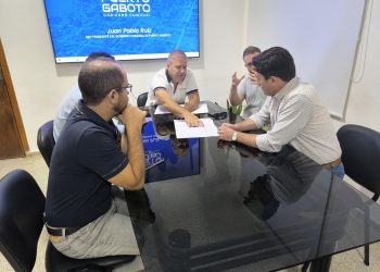 Gaboto: El agua potable cada vez más cerca. Importante reunión entre Ruiz y funcionarios provinciales