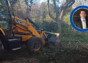 Oliveros: La comuna recuperó 300 metros de una calle que era ocupada hace mas de 50 años.