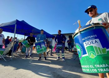 Aceiteros va al paro este miercoles contra la ley bases que se tratará en el senado