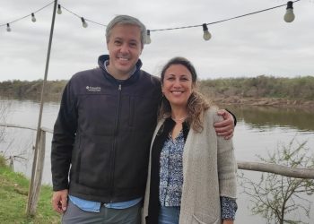 La Diputada Varinia Drisun recorrió Gaboto y la región junto a Luciano Rey.