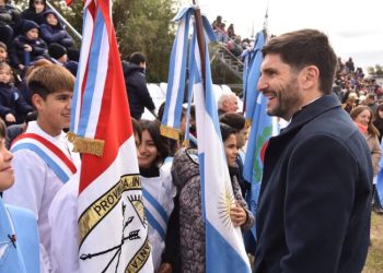 Punta Quebracho: Pullaro participó del acto por el 178° de la batalla desarrollada en Puerto Gral. San Martín.