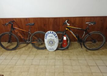 MACIEL: Detenido por tercera vez en la semana por robo de bicicletas y otros objetos de valor.