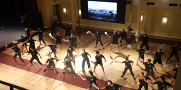 Último ensayo de la delegación santafesina antes de presentarse en el Festival de Cosquín