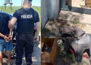 SAN LORENZO: Fué a robar una empresa de transporte y terminó detenido.