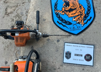 CORONDA: Aprehendido por hurto de herramientas tras patrullaje policial