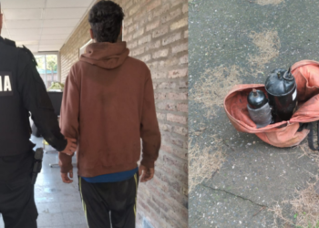 Puerto San Martín: un detenido por robo de cableado de un aire acondicionado en el centro