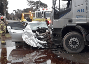MONJE: Impresionante accidente en el cruce de ruta nacional 11 y la provincial 65