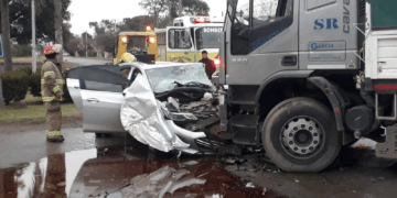 MONJE: Impresionante accidente en el cruce de ruta nacional 11 y la provincial 65