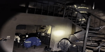 CAPITAN BERMUDEZ: Tragedia tras un incendio. Murió un hombre y su hijo de 2 años.