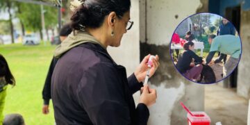 Finalizó con éxito la primera Campaña Antirrábica en Oliveros: 170 animales vacunados